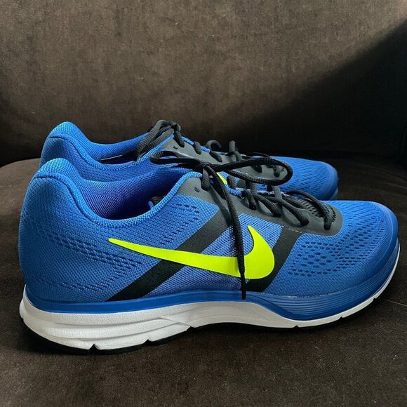 NEW Nike Air Pegasus 30 Running Trainers 2013 Blue Black Volt 599205-405 13 US - Picture 9 of 16